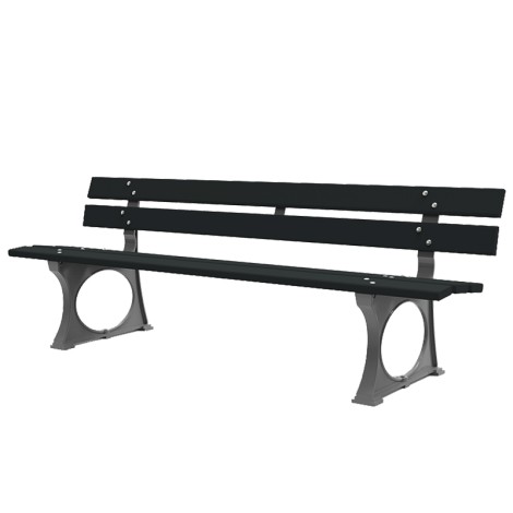 Banc confort 1 plastique recyclé renforcé