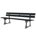 Banc confort 1 plastique recyclé renforcé