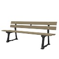 Banc confort 2 plastique recyclé renforcé