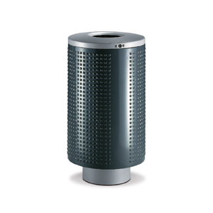 Diamond point litter bins