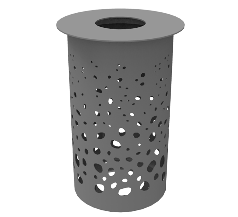 Contemporary litter bin Pebbles