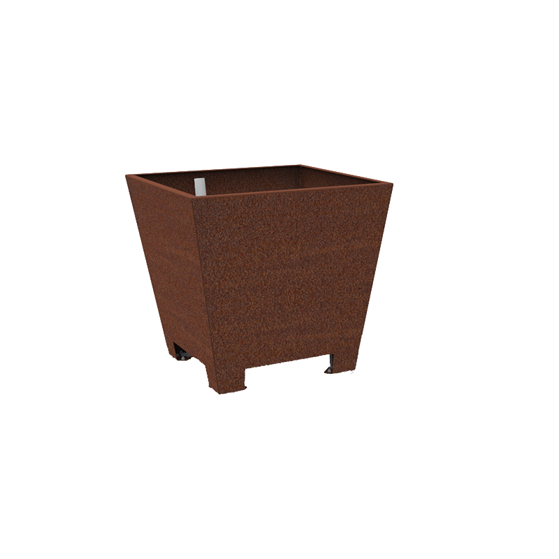 Conical steel planter 90x90x86