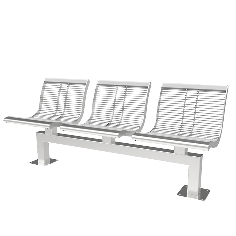 Trio seat stainless steel
