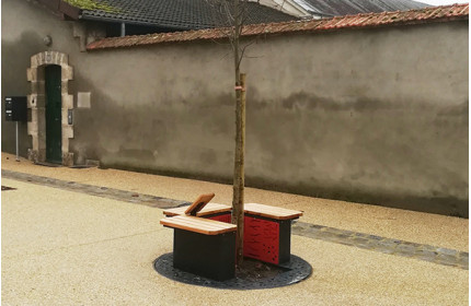 2 new Refuge benches in Châteauroux (France)