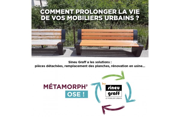 Sineu Graff: Eco-responsible street furniture that complies with the AGEC law for a sustainable future