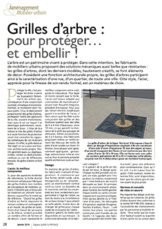 Grilles d’arbre : pour protéger… et embellir !