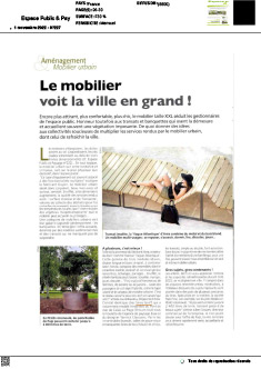 Le mobilier voit la ville en grand !