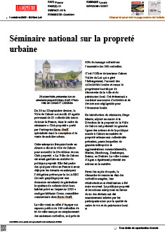 Séminaire national sur la propreté urbaine