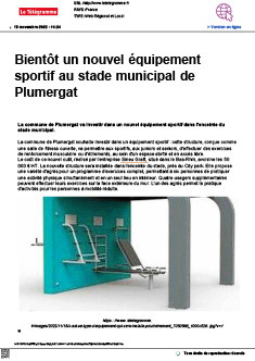 Plumergat Bientôt un nouvel équipement sportif au stade municipal