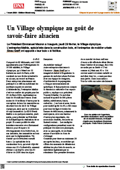 Un Village olympique au goût de savoir-faire alsacien