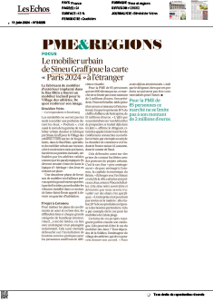 Le mobilier urbain de Sineu Graff joue la carte « Paris 2024 » à l’étranger